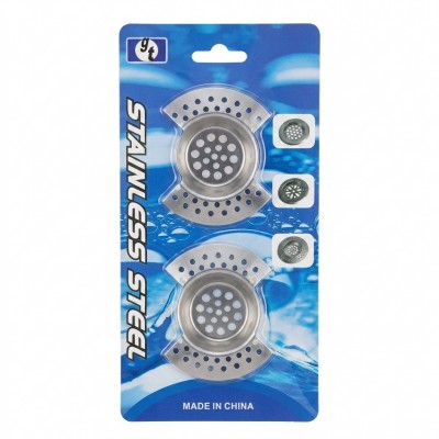 Set 2 filtre chiuveta inox 7 cm anti infundare bucatarie baie Adison